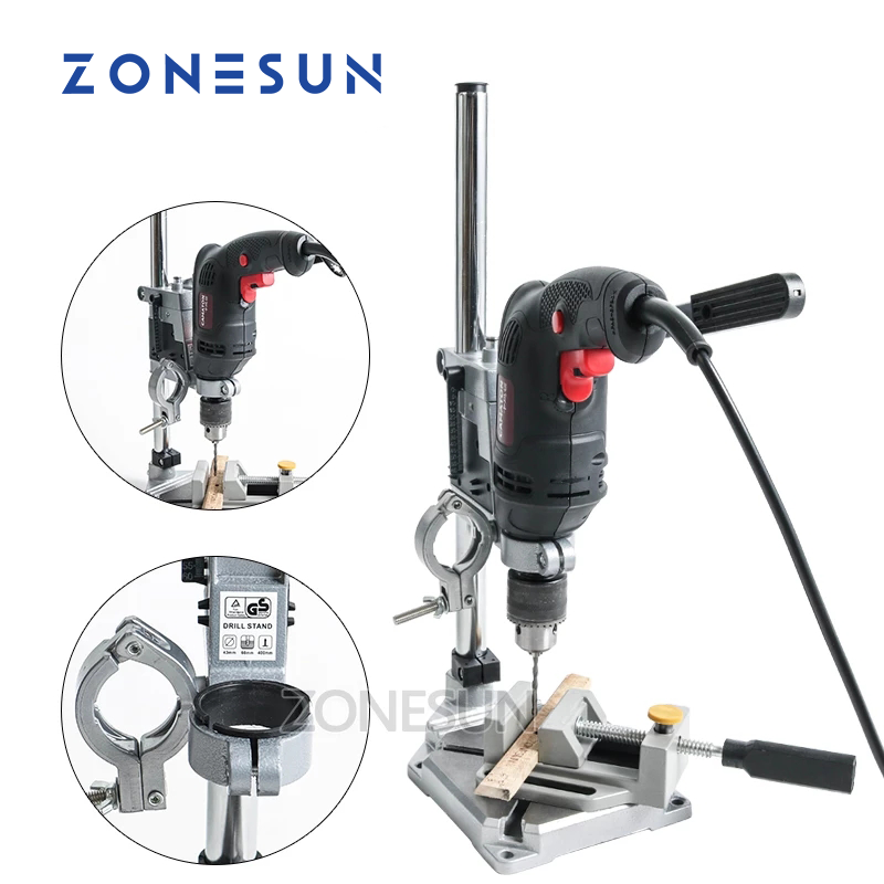 Woodworking Drill - ZONESUN 고정형 전기 드릴 홀더 브래킷