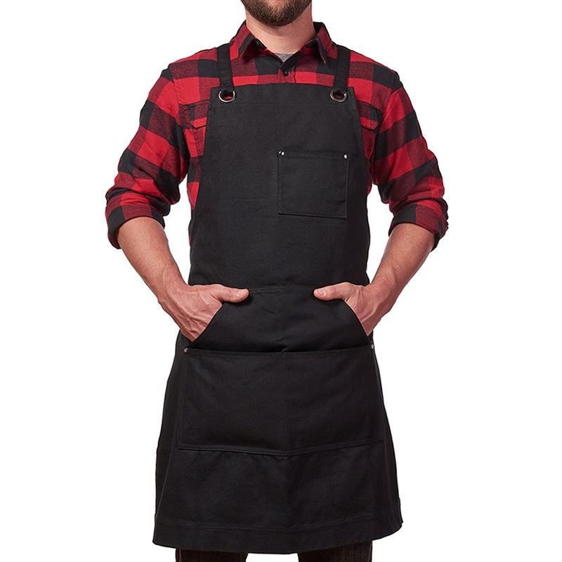 Woodworking Apron - 조절 가능한 주머니가 있는 튼튼한 캔버스