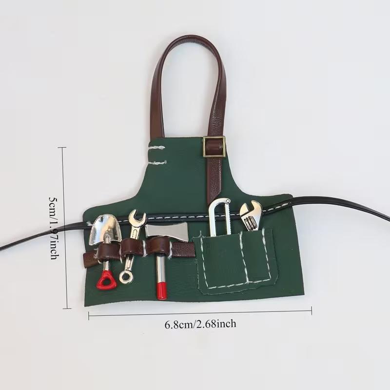 Woodworking Apron - 창의적인 개성 도구류 조절 가능한 길이