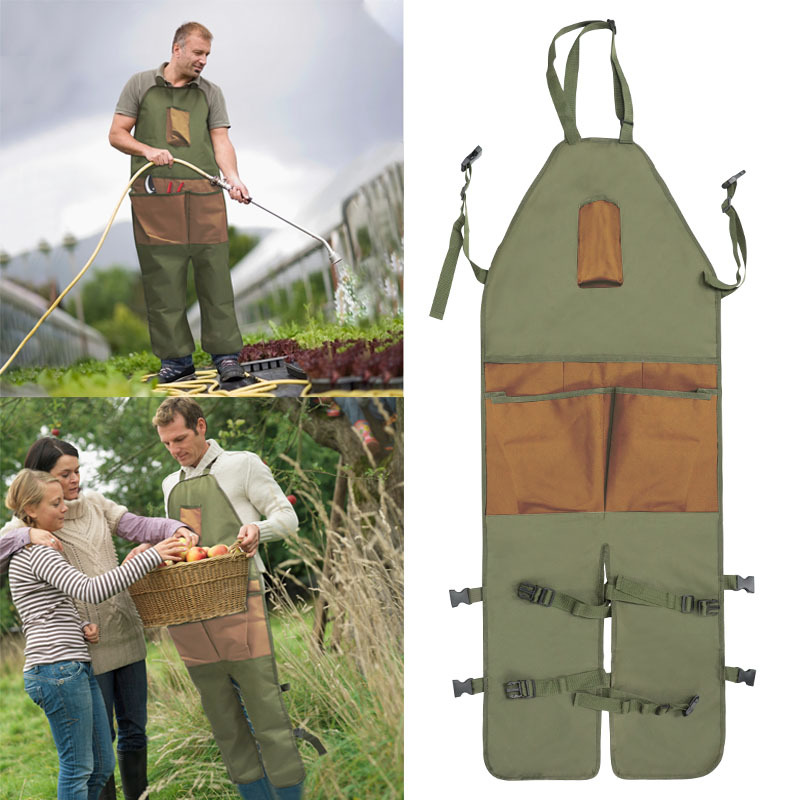 Woodworking Apron - 가드닝 앞치마 내구성이 뛰어난 캔버스로 제작된