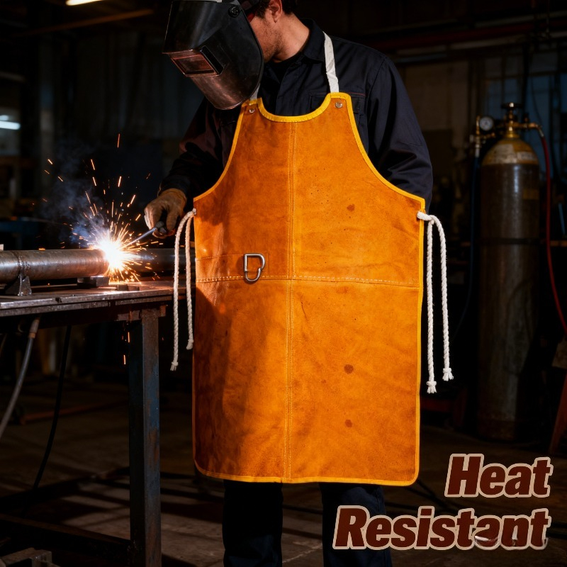 내구성이 뛰어난 가죽 용접 앞치마, 용접 및 연마 작업 - Woodworking Apron 리뷰 및 가격