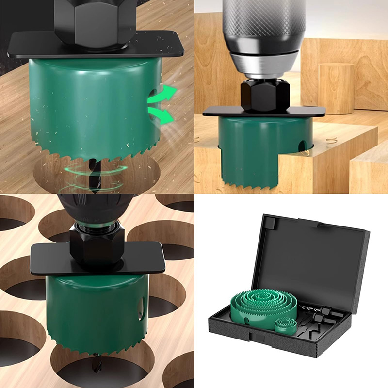 19/8/5PCS 19-127mm 홀쏘 커팅 세트, 목 - Woodworking Drill 리뷰 및 가격