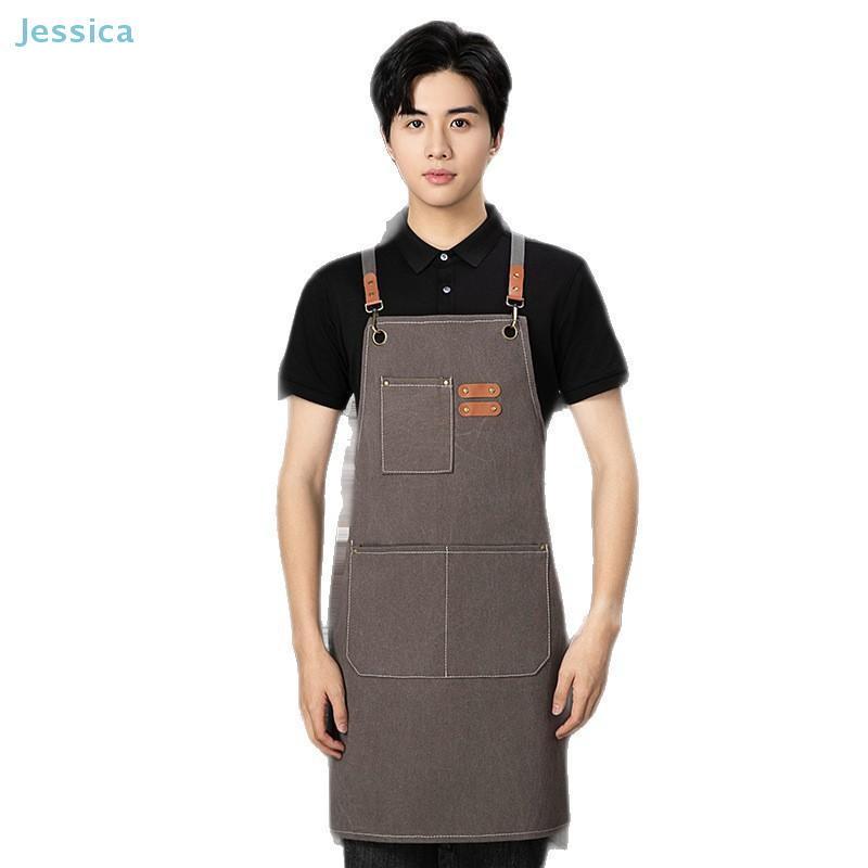 ♥ 다양한 주머니가 있는 블랙 데님 앞치마, 조절 가능 - Woodworking Apron 리뷰 및 가격