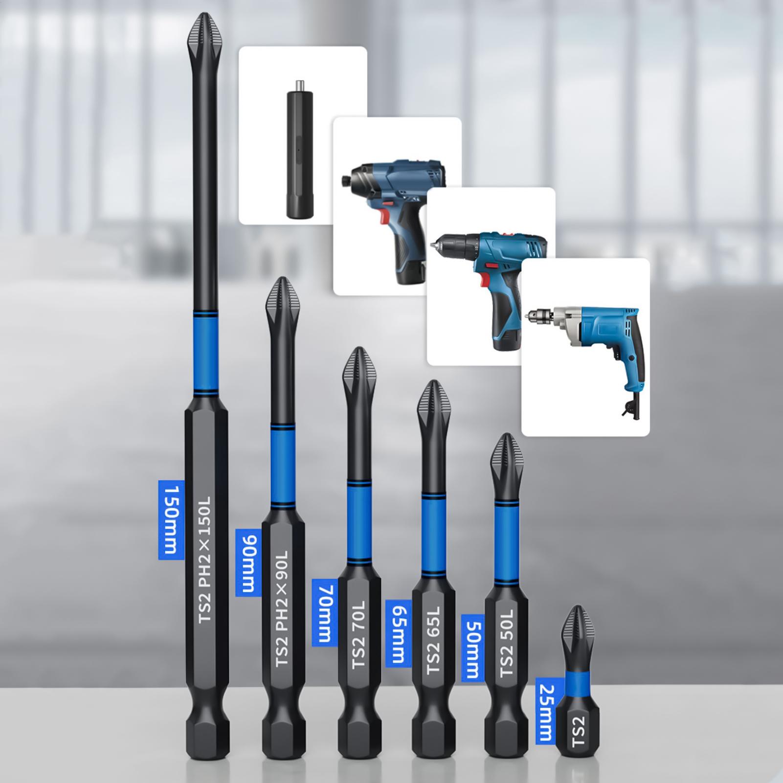 드릴 스크루드라이버 비트 세트 6피스 자기식 헤비 듀티 - Woodworking Tool 리뷰 및 가격