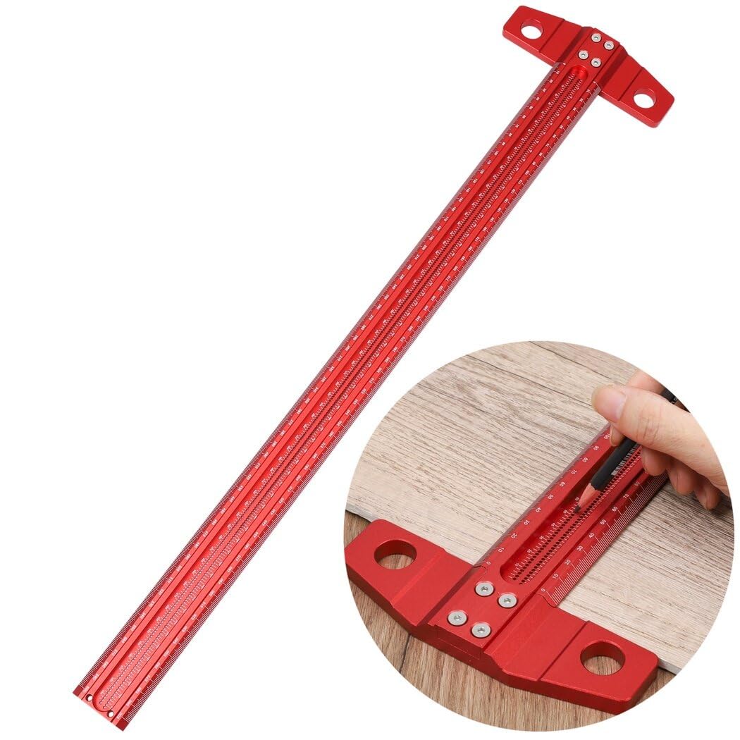 60-500MM 정밀 마킹 T자자 알루미늄 합금 목공용 - Woodworking Classes 리뷰 및 가격