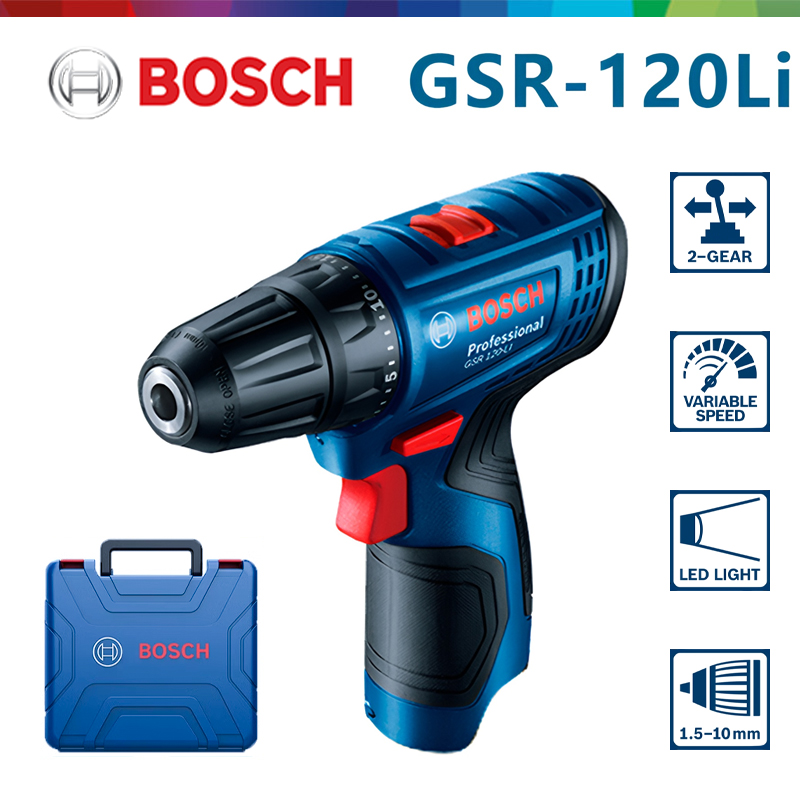 보쉬 GSR 120-LI 12V 리튬 전기 드릴 충전식 - Woodworking Drill 리뷰 및 가격